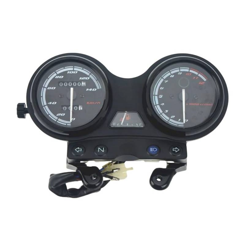 AZSUL Drehzahlmesser Drehzahlmesser Motorrad Tachometer Messgerät Moto Tach Instrument Uhr Fall Für YBR 125 2005-2009 von AZSUL