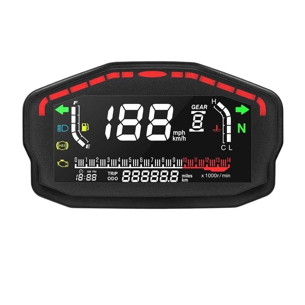 AZSUL Drehzahlmesser Für CG125 Für CG150 Für 12V Motorrad Digital Tacho Instrument Panel Halterung Kilometerzähler Tachometer Mit Geschwindigkeit & Laufleistung AZSUL Drehzahlmesser Für CG125 Für CG150 Für 12V Motorrad Digital Tacho Instrument Panel Halterung Kilometerzähler Tachometer Mit Geschwindigkeit & Laufleistung von AZSUL