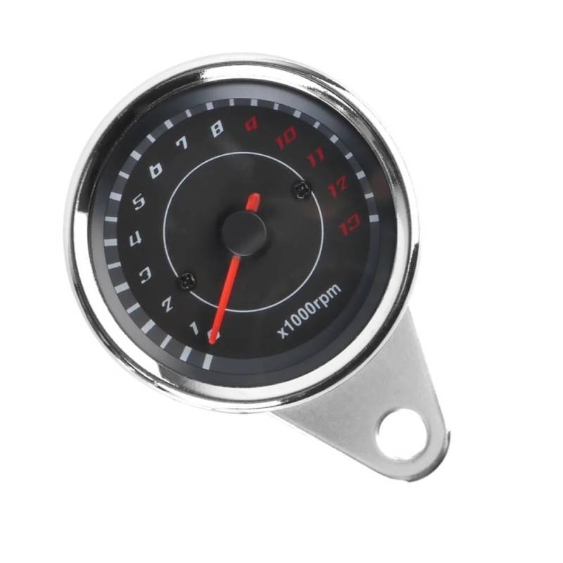 AZSUL Drehzahlmesser Motorrad Modified Universal Zubehör Manometer Maschinen Tachometer Kilometerzähler Drehzahlmesser Armaturenbretter von AZSUL