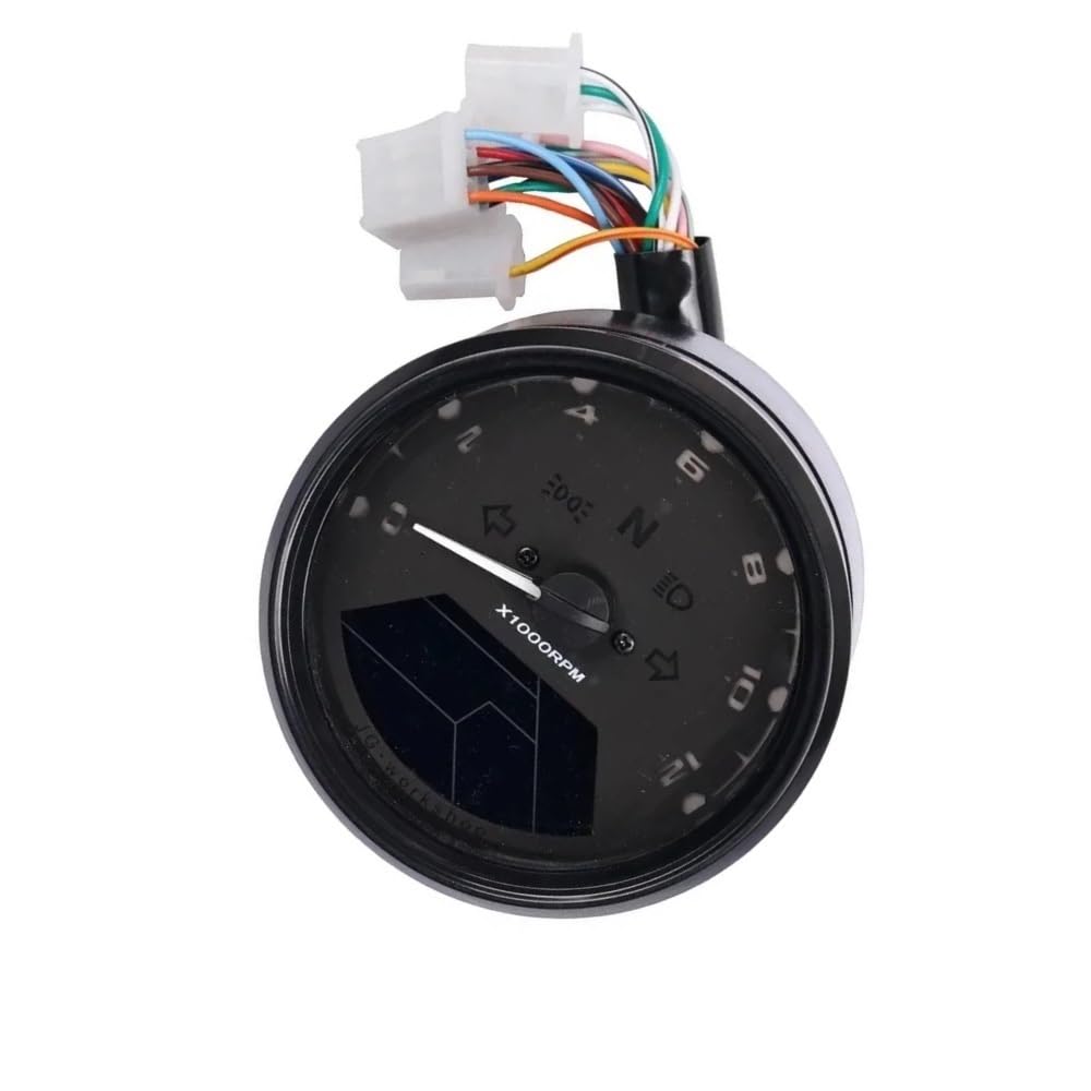 AZSUL Drehzahlmesser Motorrad Zubehör Modifiziertes Kombiinstrument Tachometer Drehzahlmesser Kilometerzähler Und Tankanzeige AZSUL Drehzahlmesser Motorrad Zubehör Modifiziertes Kombiinstrument Tachometer Drehzahlmesser Kilometerzähler Und Tankanzeige von AZSUL