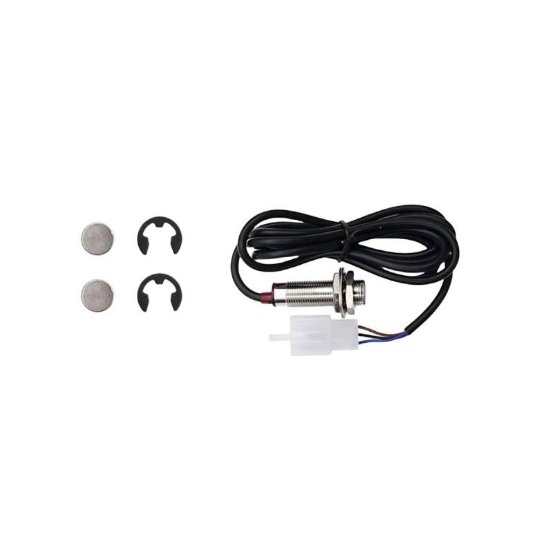 AZSUL Drehzahlmesser Universal Motorrad 12000RMP -Computer-geschwindigkeitsmesser-grüne Tachometer 1-4 Zylinder Motorrad Gauge Motorrad Digital Dash von AZSUL