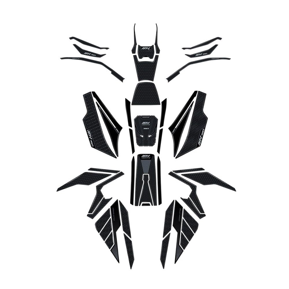Aufkleber Decal Pad Für ADV 350 Zubehör Aufkleber Kit Motorrad Lackschutz Aufkleber Aufkleber Decal Pad Für ADV 350 Zubehör Aufkleber Kit Motorrad Lackschutz Aufkleber von AZSUL