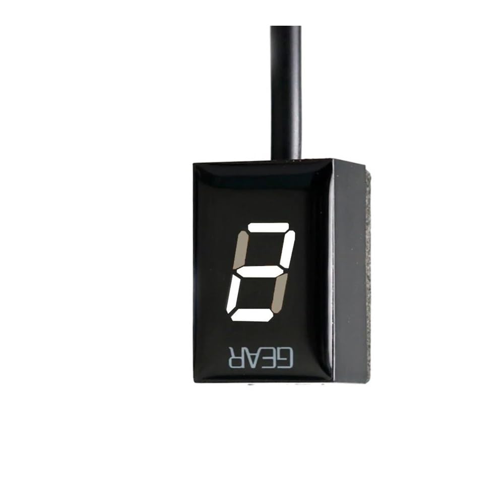 Gang Ganganzeige Motorrad Zubehör 1-6 Ganganzeige Geschwindigkeitsmesser Für CBR600 F3 F4 F4i Für CBR600FS Für CBR600 FS Für CBR600F4 Für CBR600F4i(White) von AZSUL