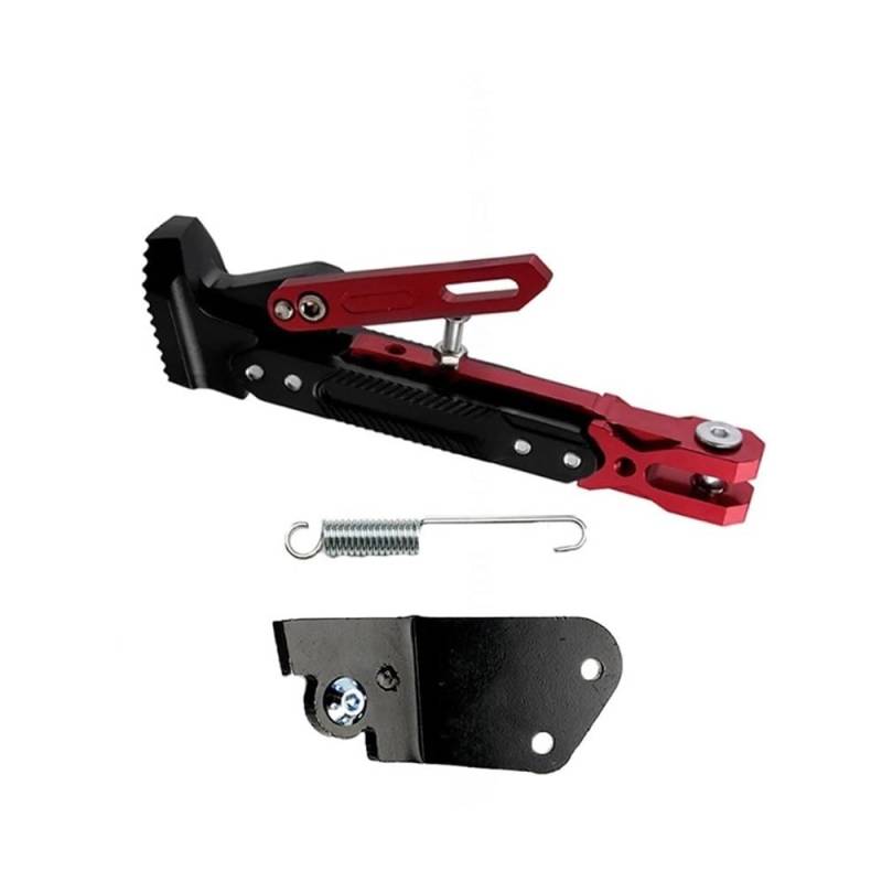 AZSUL Seitenständer Für Italjet Für Dragster 200 125 2021 2022 Motorrad Einstellbare Modifizierte Zubehör Fuß Stehen Kick Seite Stehen Seite Stehen von AZSUL