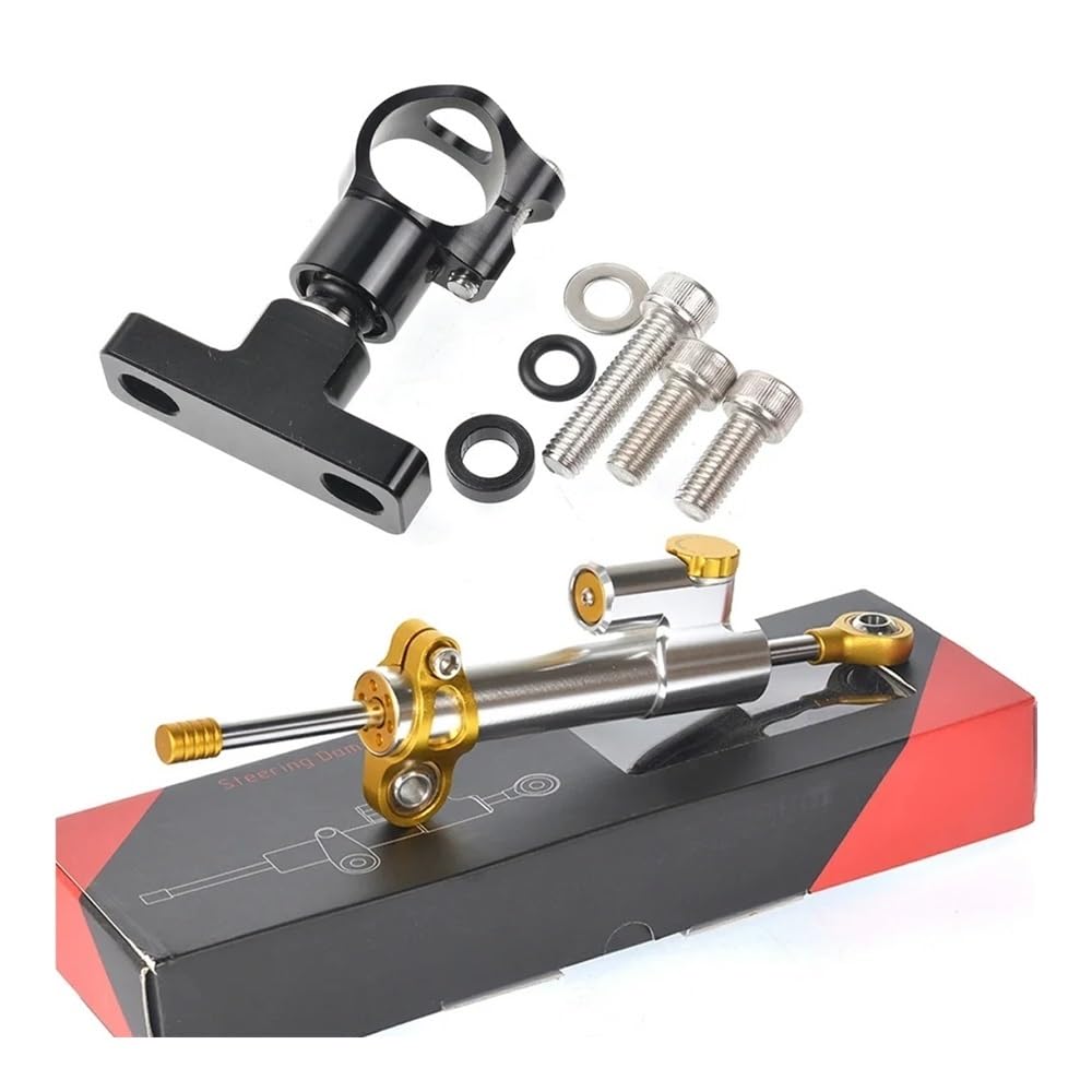 Stabilisator Dämpfer Für 800NK 2023 2024 Für NK800 NK Motorradzubehör Richtungsdämpfer Stoßdämpfer Stabilisator Lenkungsdämpfer Halterung(Type B17) von AZSUL