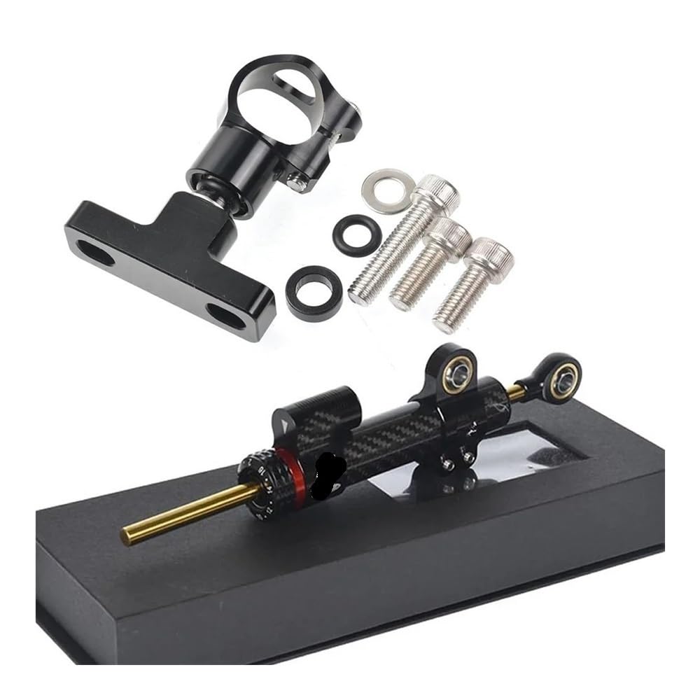 Stabilisator Dämpfer Für 800NK 2023 2024 Für NK800 NK Motorradzubehör Richtungsdämpfer Stoßdämpfer Stabilisator Lenkungsdämpfer Halterung(Type J) von AZSUL