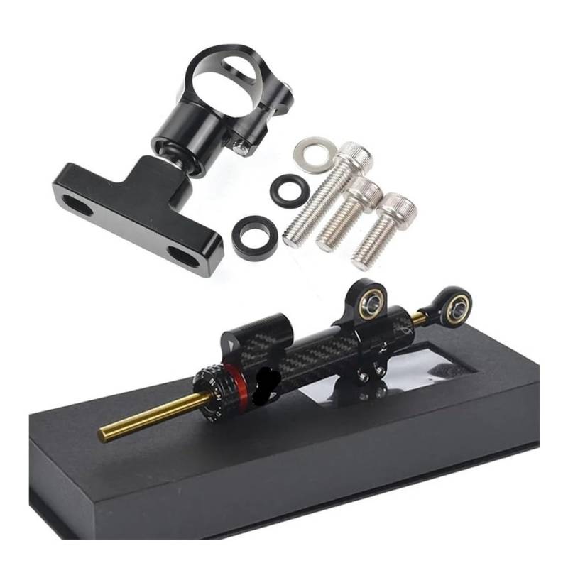 Stabilisator Dämpfer Für 800NK 2023 2024 Für NK800 NK Motorradzubehör Richtungsdämpfer Stoßdämpfer Stabilisator Lenkungsdämpfer Halterung(Type J) von AZSUL