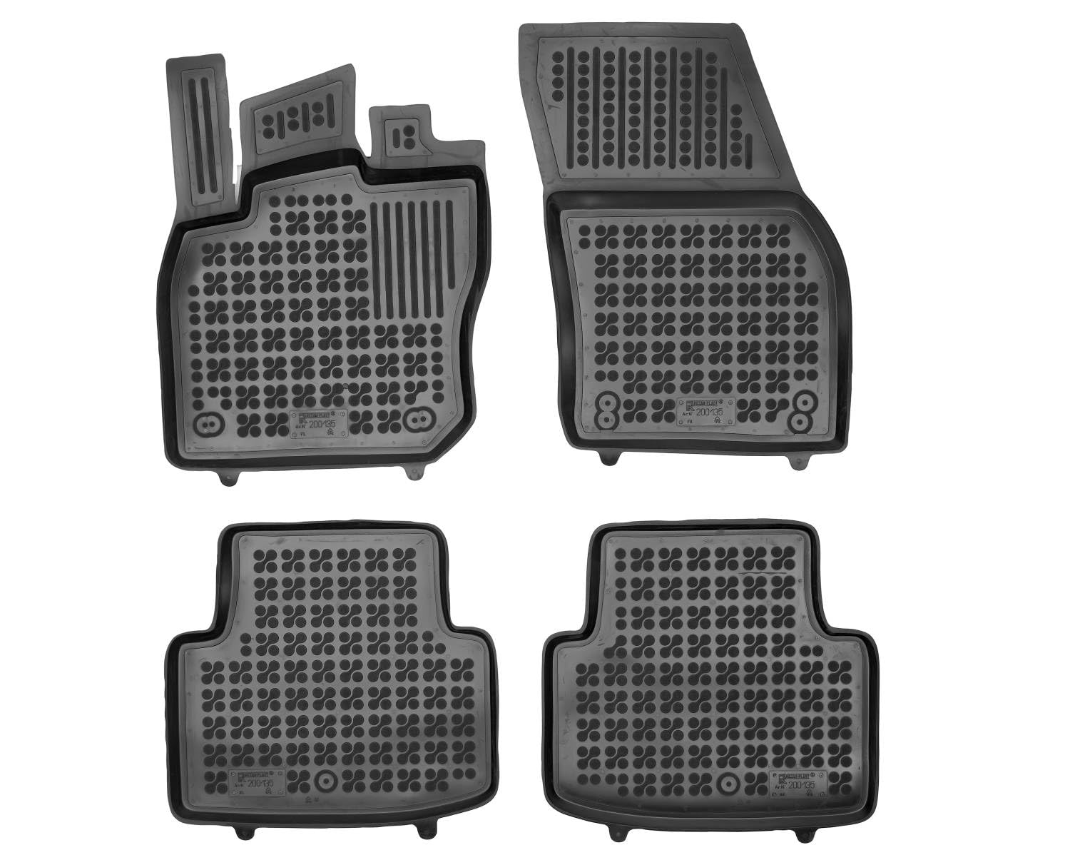 AZUGA Hohe Gummi Fußmatten mit Rand passend für VW Tiguan III ab 2/2024 AZ10300521 3D Gummimatten AZUGA Hohe Gummi Fußmatten mit Rand passend für VW Tiguan III ab 2/2024 AZ10300521 3D Gummimatten von AZUGA
