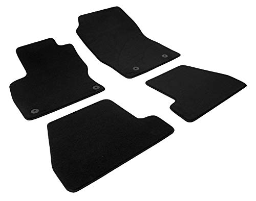 AZUGA Premium Velours Fußmatten passend für Ford Focus III ab 2011-8/2018 AZ14000145 von AZUGA