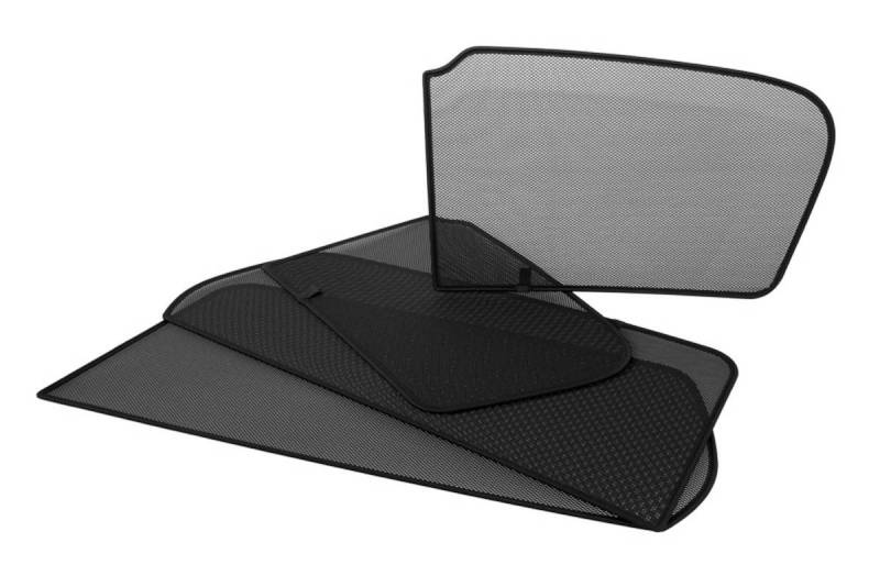 Fahrzeugspezifische Sonnenschutz Blenden passend für Ford Focus IV Schrägheck Limousine ab 9/2018- Komplett-Set AZ17000730 von AZUGA