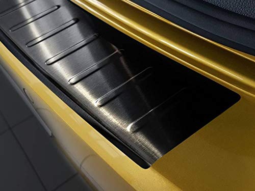 Ladekantenschutz aus Edelstahl in anthrazit mit 3D Abkantung passend für VW Golf 7 (3-/5-türer) ab 11/2012-2019 (Nicht Variant/Kombi) AZ30000003 von AZUGA