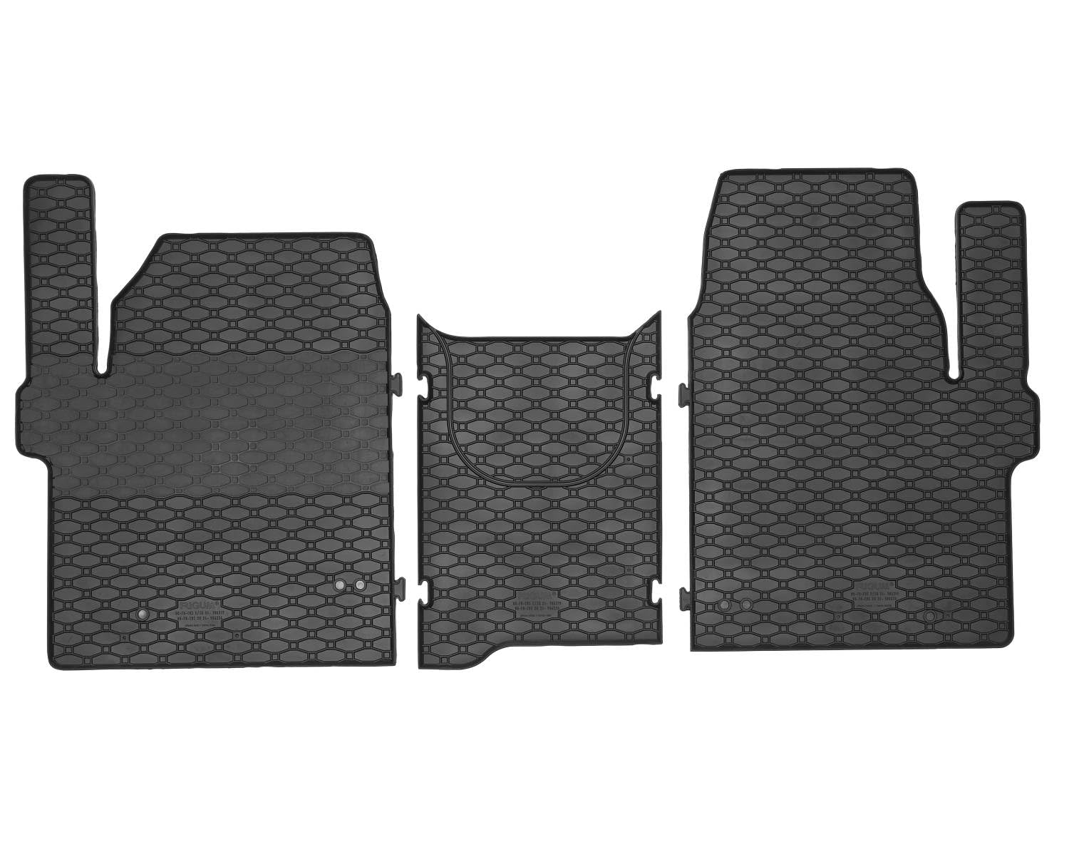 Gummi Fußmatten passend für Ford Tourneo/Transit Custom ab 2024/für VW T7 Transporter ab 2025 (Nicht T7 Multivan!) für 3-Sitzer AZUGA AZ10090878 Gummimatten Automatten Gummi Fußmatten passend für Ford Tourneo/Transit Custom ab 2024/für VW T7 Transporter ab 2025 (Nicht T7 Multivan!) für 3-Sitzer AZUGA AZ10090878 Gummimatten Automatten von AZUGA