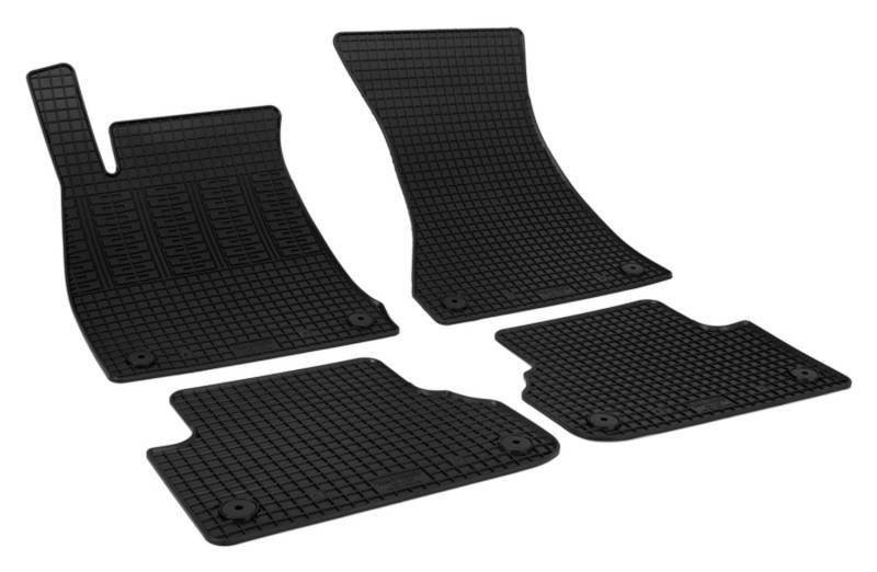 Gummi Fußmatten passend für Audi A4 Limousine/Avant ab 10/2015-2024 (8W/B9) AZUGA AZ10090232 Gummimatten Automatten von AZUGA