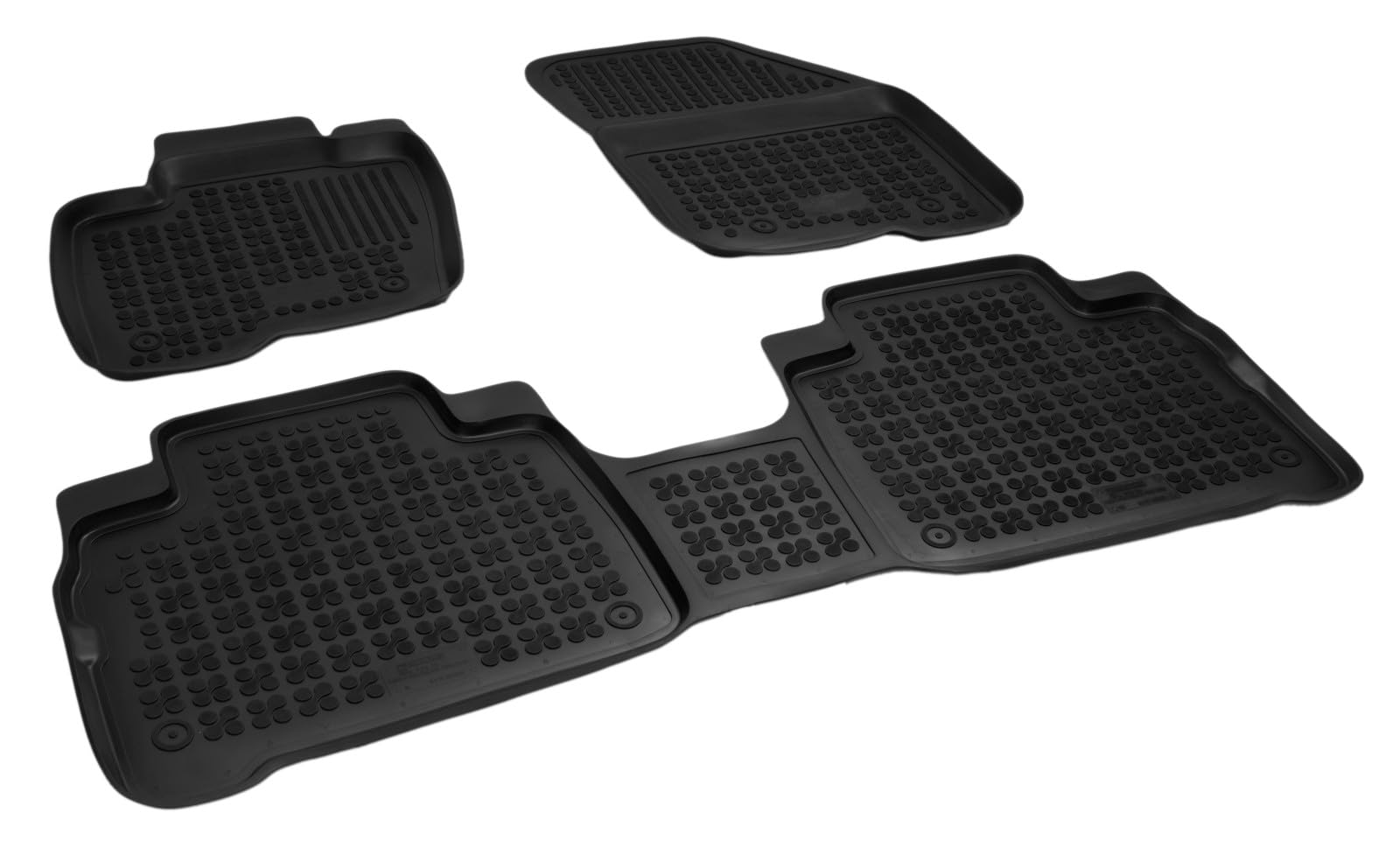 AZUGA Hohe Gummi Fußmatten passend für Ford Galaxy/Ford S-Max ab 9/2015-2022 AZ10300285 Automatten von AZUGA