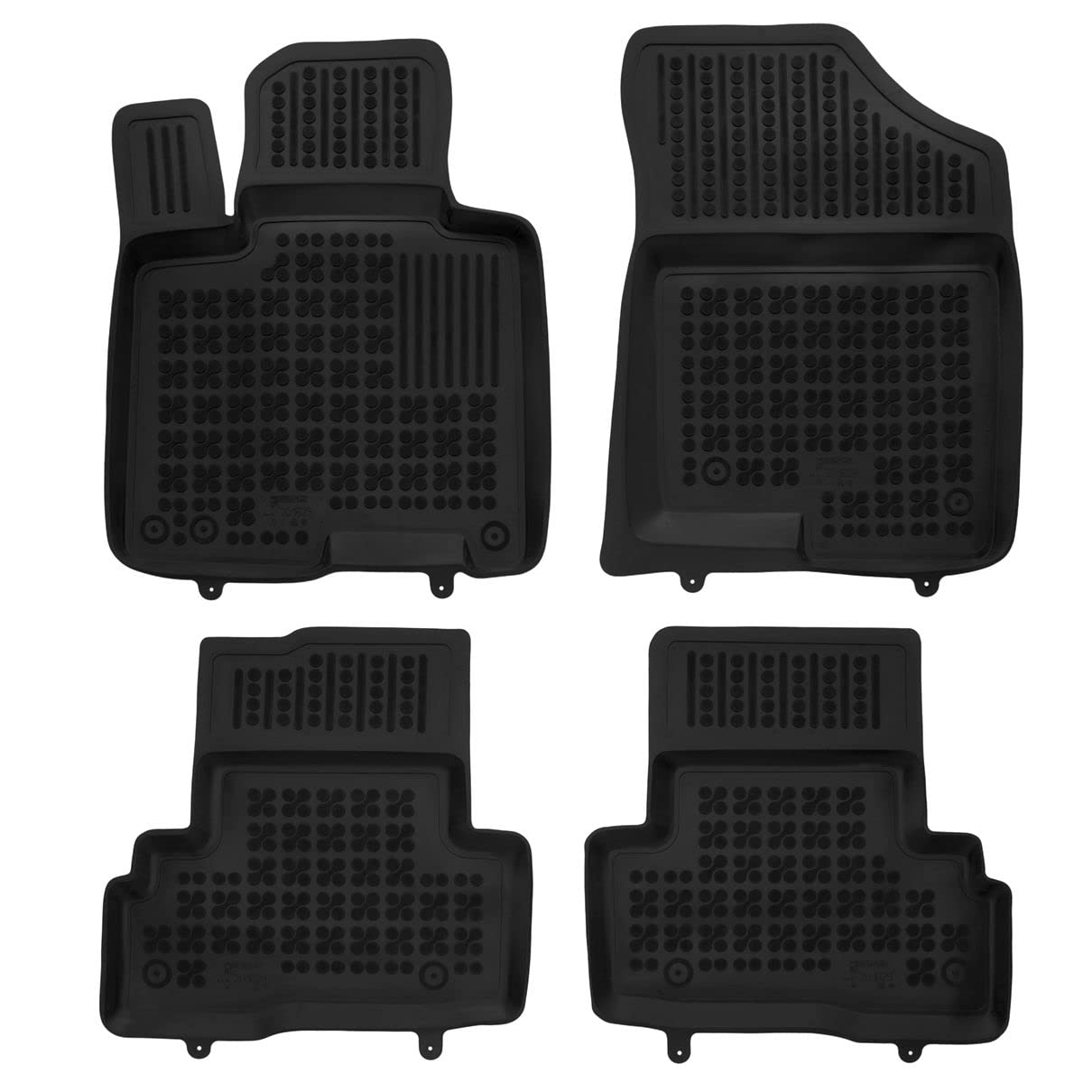 AZUGA Hohe Gummi Fußmatten mit Rand passend für Hyundai Tucson Hybrid HEV ab 2021/Kia Sportage Hybrid HEV ab 2022 AZ10300462 AZUGA Hohe Gummi Fußmatten mit Rand passend für Hyundai Tucson Hybrid HEV ab 2021/Kia Sportage Hybrid HEV ab 2022 AZ10300462 von AZUGA