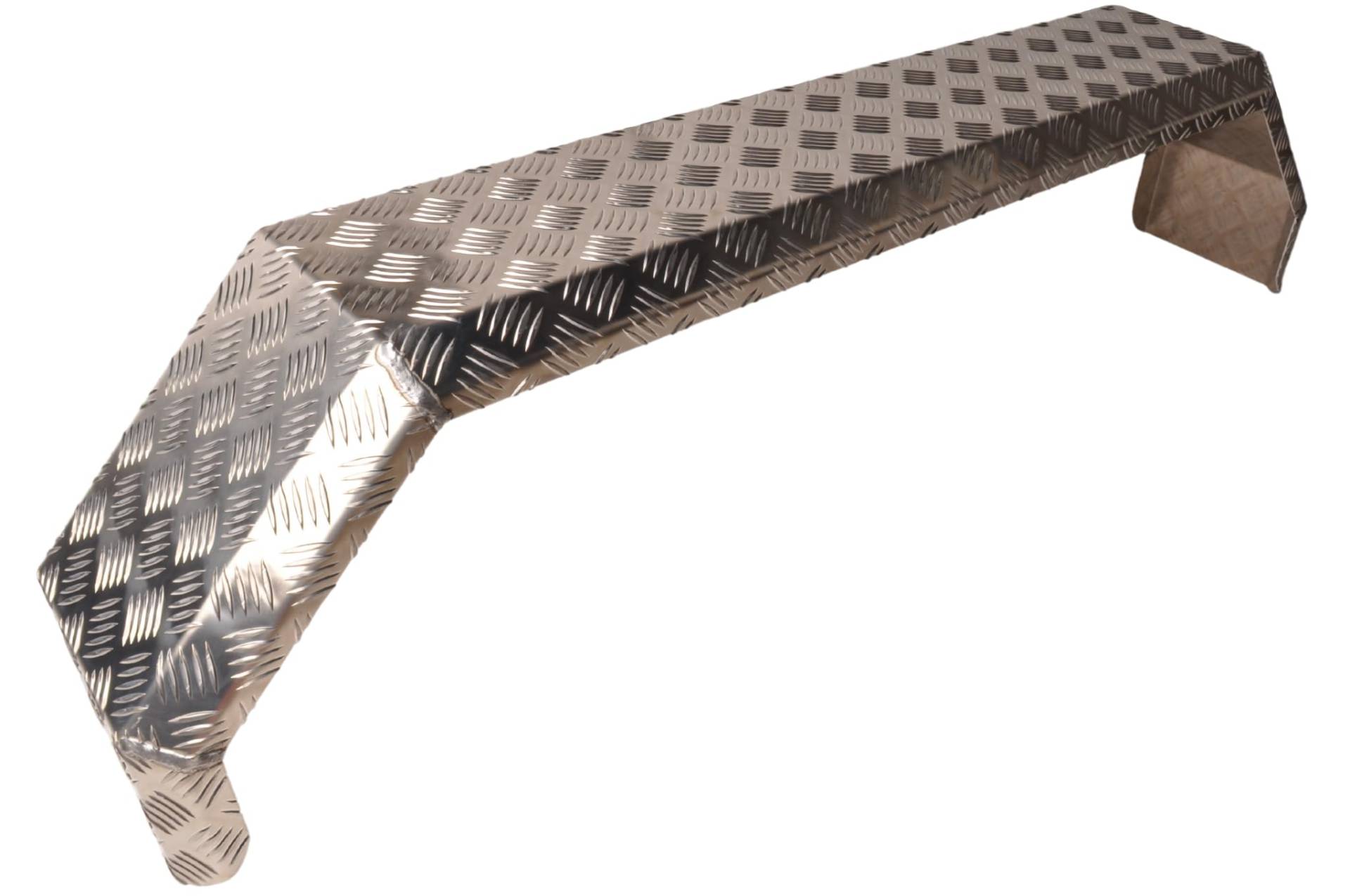 Aanhangwagendirect Kotflügel Aluminium Tandem 5-seitig 1400x220x350 mm von Aanhangwagendirect