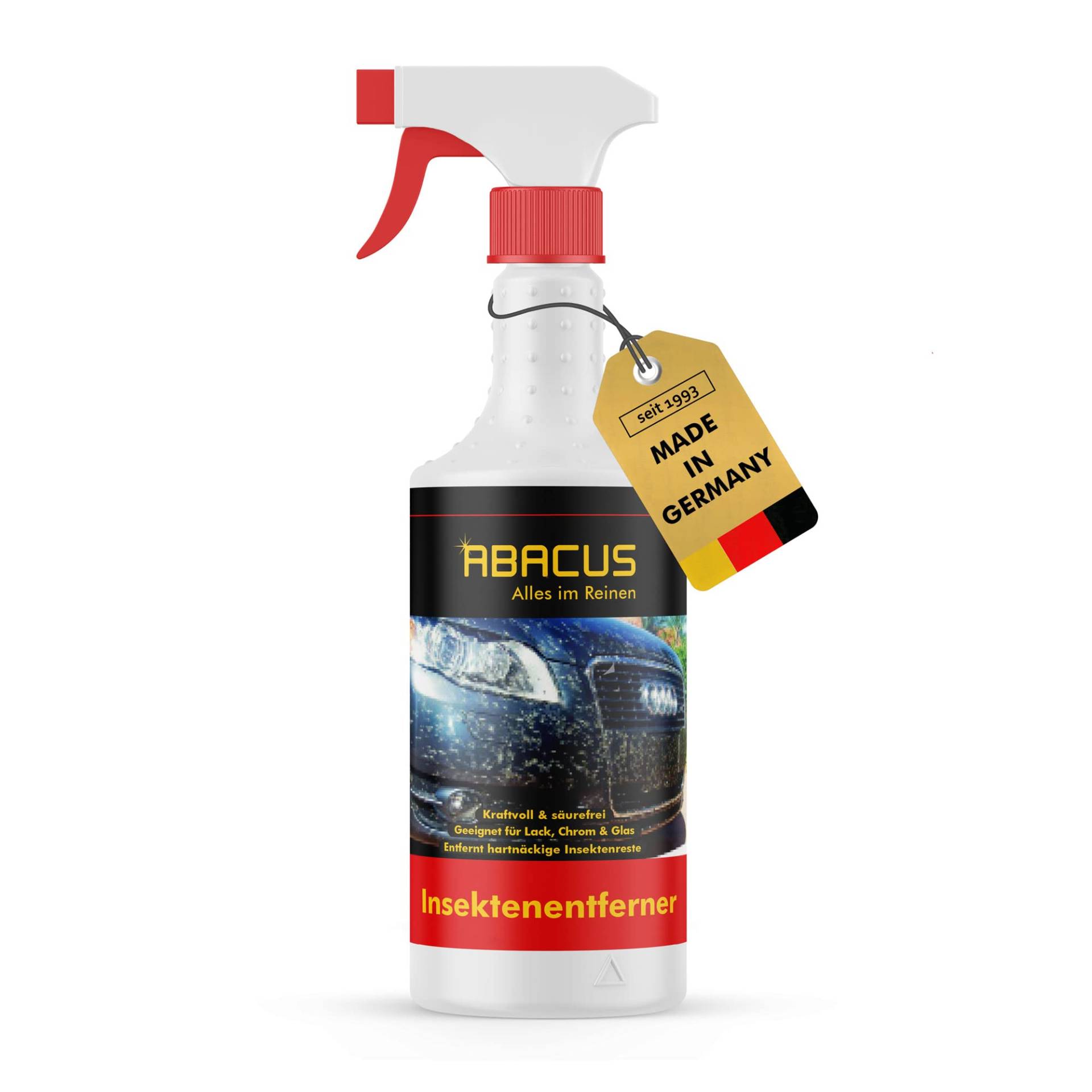 ABACUS® 750 ml BAX 1 - Insektenentferner Universalreiniger für Auto Motorrad Insekten Mücken Fliegen Entferner (4025) von ABACUS