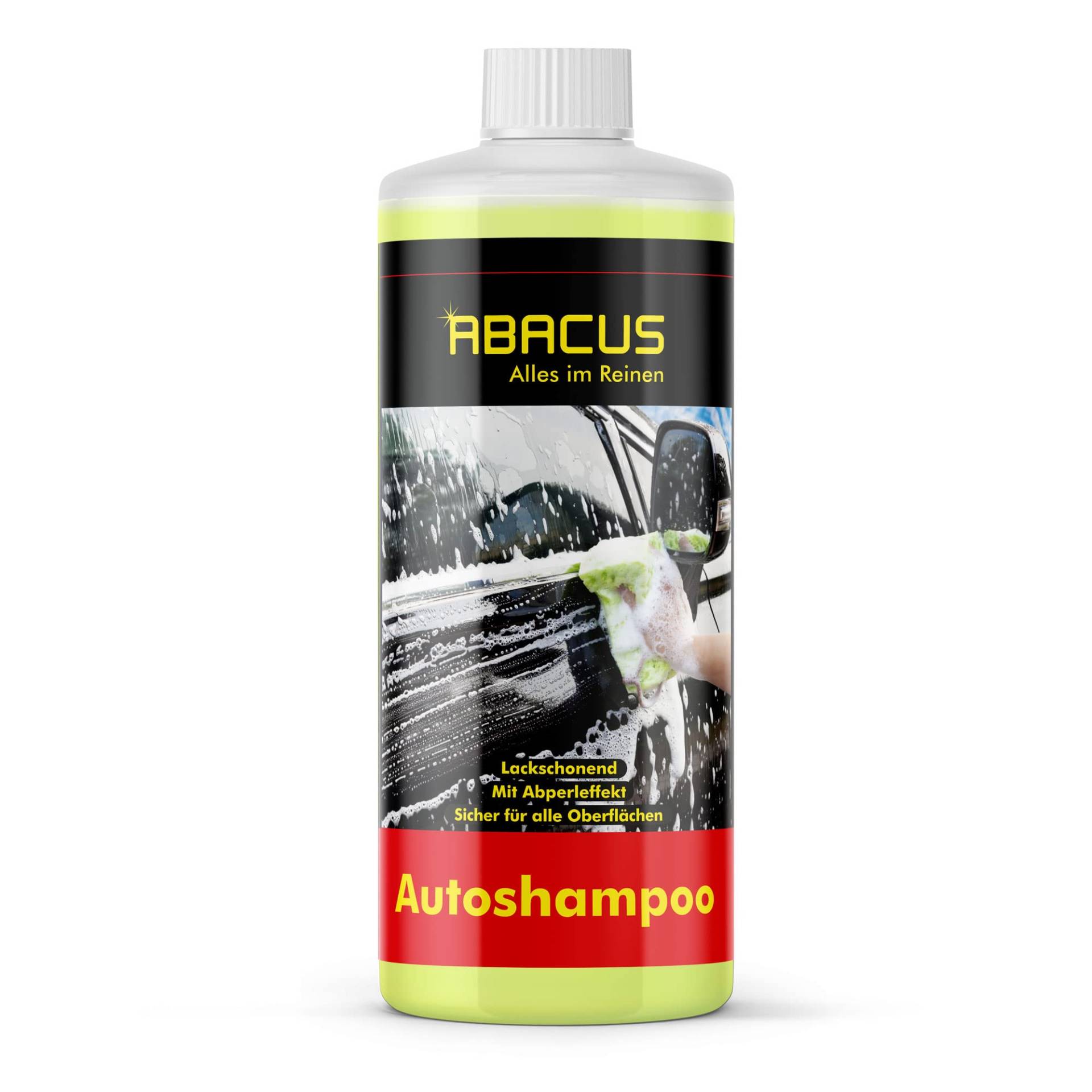 ABACUS® Autoshampoo Konzentrat mit Lotus-Effekt, extrem ergiebig 1:300, Autohandwäsche Abperleffekt, KFZ-Shampoo, Auto Handwäsche, Auto-Shampoo, Autoreinigungsmittel – Autoshampoo 1000 ml ABACUS® Autoshampoo Konzentrat mit Lotus-Effekt, extrem ergiebig 1:300, Autohandwäsche Abperleffekt, KFZ-Shampoo, Auto Handwäsche, Auto-Shampoo, Autoreinigungsmittel – Autoshampoo 1000 ml von ABACUS