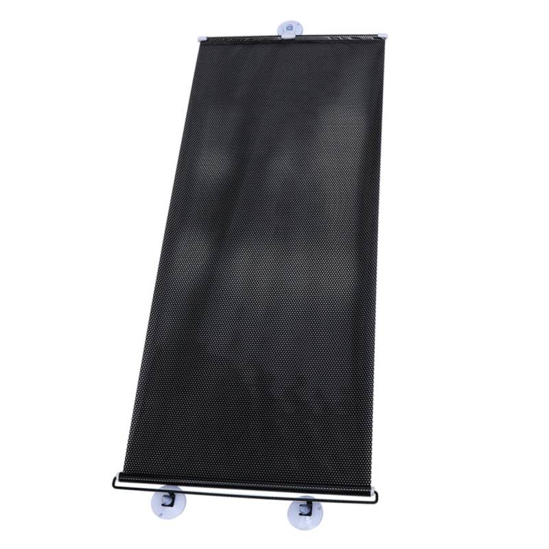 Abaodam 1 Satz Saugnapfbecher - Sonnenschutz tragbar Vorhang Verdunkelungsschirme Saugnapfjalousien für Fenster Autofenstervorhänge Jalousien Auto PVC Black von Abaodam