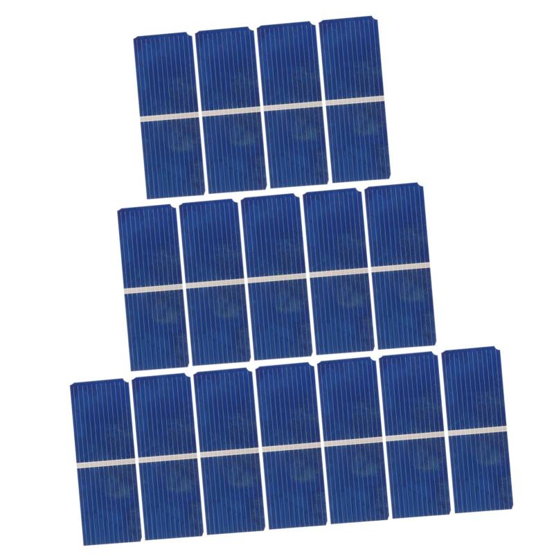Abaodam 1 Satz Solarzelle Flexibles Solar Batterieladegerät Für Solarpanel Mini Solar- Solarladegeräte Für Mobiltelefone Flexible Sonnenpanel Polykristallin Blue 100 Stück von Abaodam
