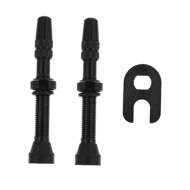 Abaodam 1 Set Ventil Luft Aluminium Legierung Schwarz von Abaodam