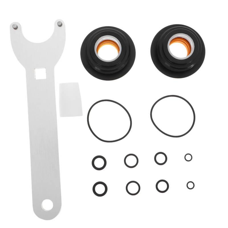 Abaodam 1 Set Zylinderdichtungssatz Hydraulische Lenkflüssigkeit Lenkflüssigkeit Hydraulisches Lenkungskit Füllsatz Helmdichtungssatz Hydraulische Dichtungen Aluminiumlegierung von Abaodam