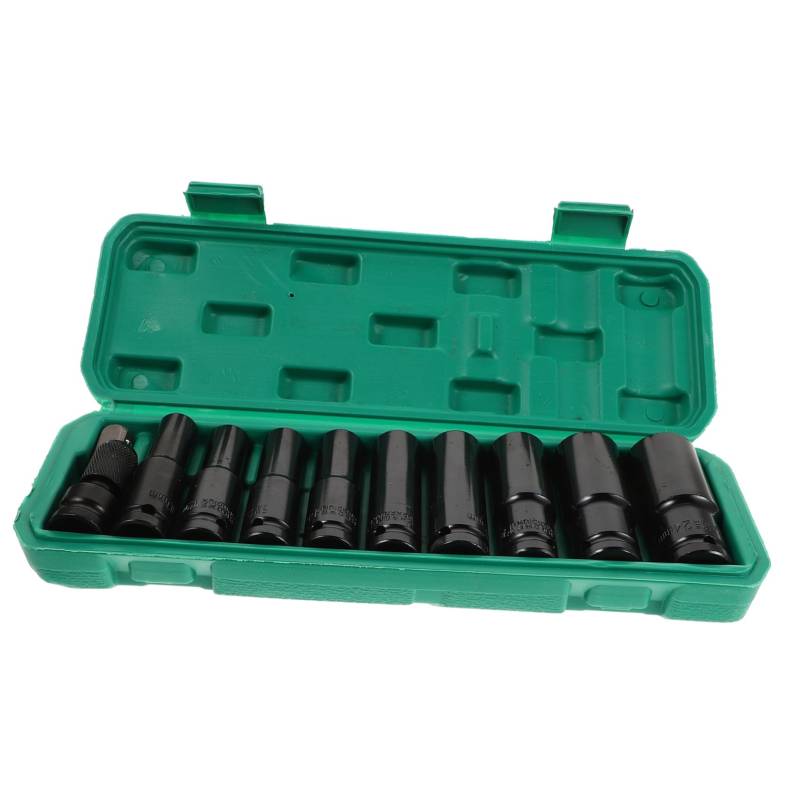 Abaodam 10 Teiliges Set Universal Radschlossschlüssel Muttern Radmuttern Steckschlüssel Radmuttern Schlüssel Steckschlüssel Verlängerung Radschloss Auszieher Radschloss Entfernungs von Abaodam