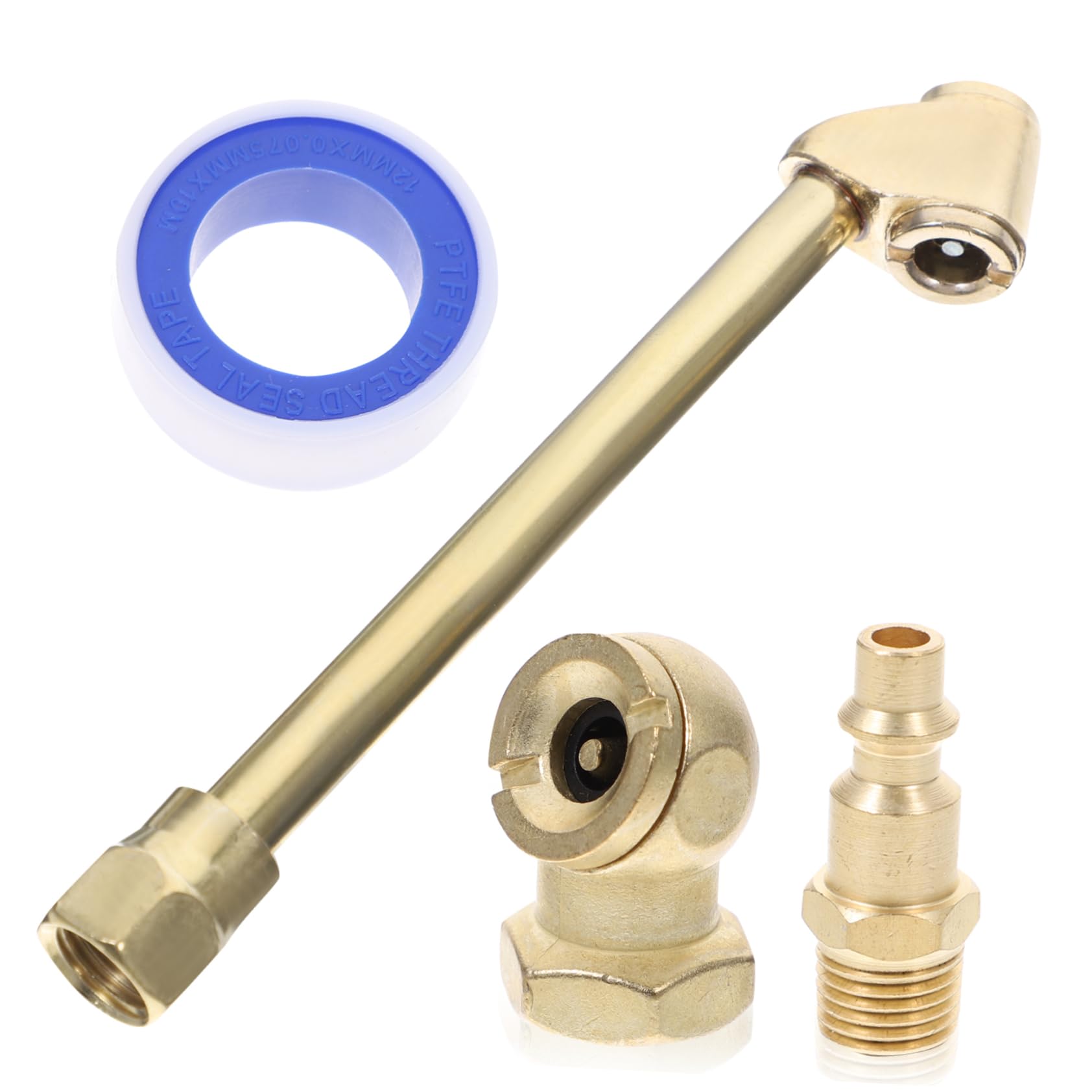 Abaodam 1Satz Luft Chuck Set Teiliges Adapter Set für Reifeninflator Kompatibel mit Druckluftkompressoren und Verschiedenen Fahrzeugen für Gewerbliche und Industrielle Abaodam 1Satz Luft Chuck Set Teiliges Adapter Set für Reifeninflator Kompatibel mit Druckluftkompressoren und Verschiedenen Fahrzeugen für Gewerbliche und Industrielle von Abaodam