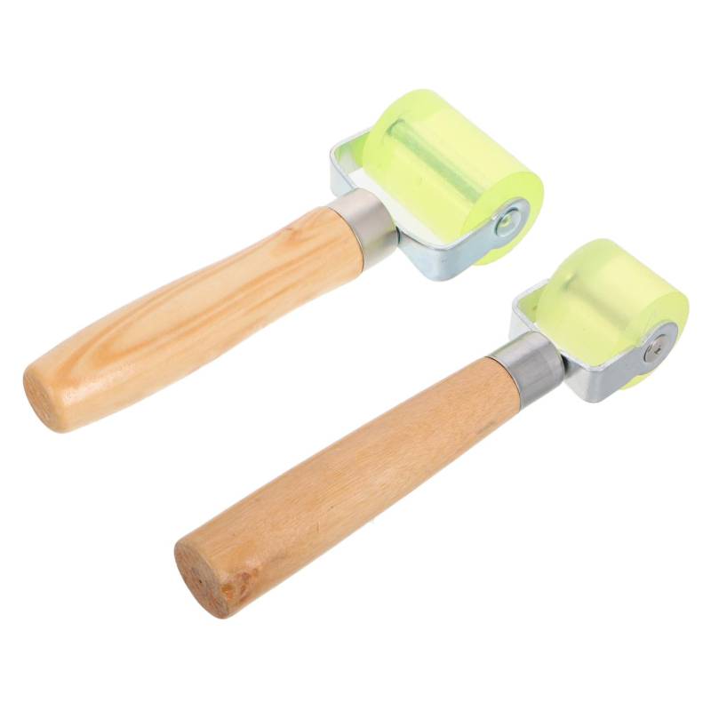 Abaodam 2 Stück Auto Schallschutzrolle Autos Auto Wrapping Werkzeuge Schalldämpfungsmatte Farbwalze Schalldämpfung Auto Schalldämpfungsrollen Handwalze Mini Farbwalze Rad von Abaodam