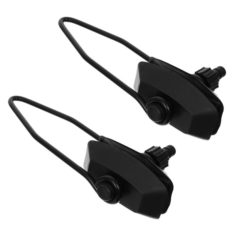 Abaodam 2 Stück Bootsspüler Außenbordmotor Spüler Motorgerät Motorspüler Für Yacht Bootsmotor Wasserspüler Motorwagen Dual Portable Luftpumpe Jet Nylonmaterial Schwarz von Abaodam