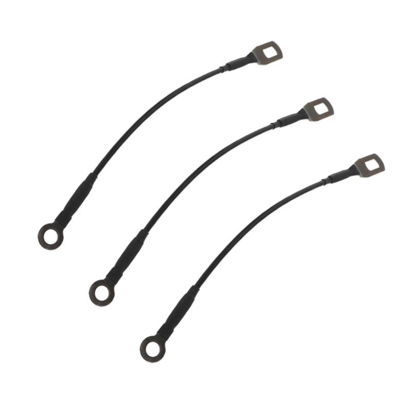 Abaodam 3 Stück Heckklappenunterstützungsersatz Heckklappenzubehör LKW -Torkabel LKW-Unterstützung Reparatur des Heckklappenkabels SUV -Heckklappe Kabel Stahldraht Schwarz von Abaodam