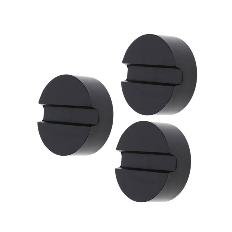 Abaodam 3Stücke Jack Pads für Auto Hydraulische Wagenheber Adapter Schwarz Fahrzeugrahmen und Jackpunkte Hochwertige Konstruktion von Abaodam