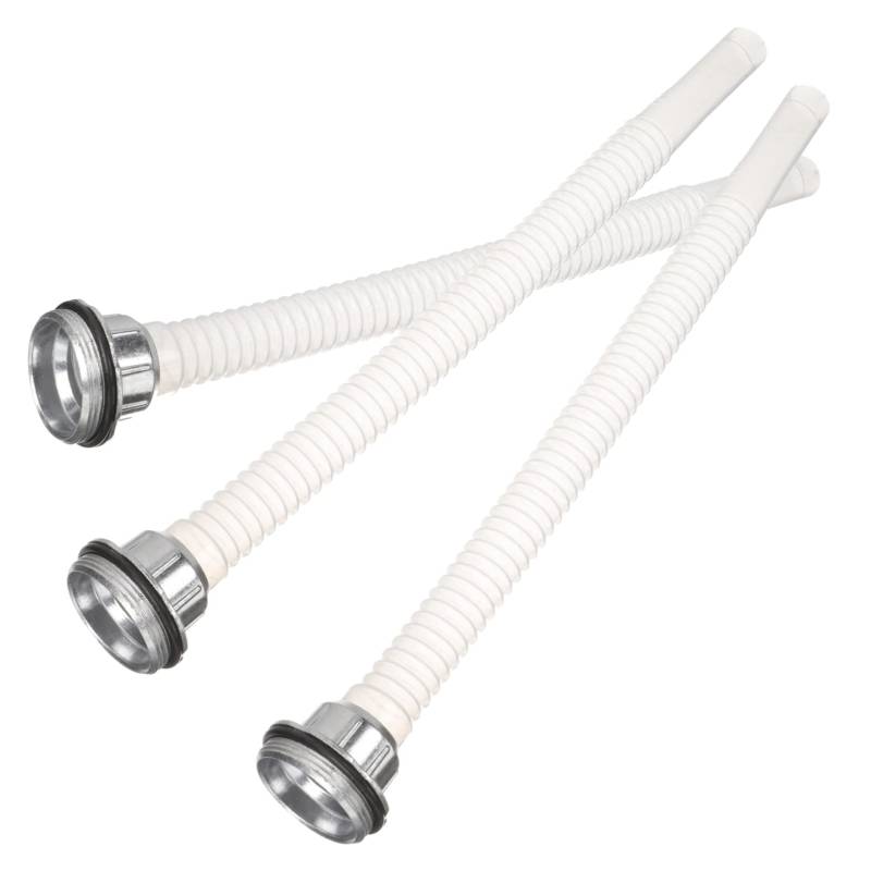 Abaodam 3Stücke Teiliges Praktische Gasdüsen für Benzin und Flexibler Kraftstoffauslauf mit Integriertem für Sicheres und Leckfreies Ausgießen von Kraftstoffen Kompatibel von Abaodam