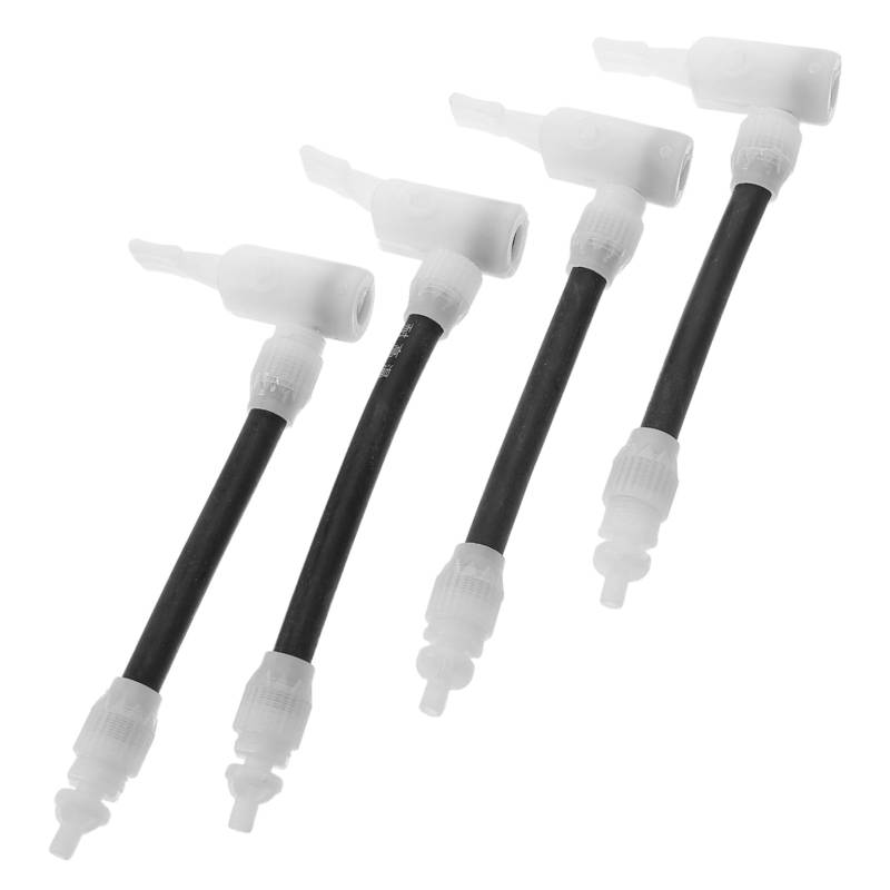 Abaodam 4Stücke Ventiladapter für Reifenfüller Robuste Adapter für Luftpumpen Kompatibel mit Verschiedenen Ventilen Benutzerfreundlich Langlebig und Tragbar für Reifeninflation von Abaodam
