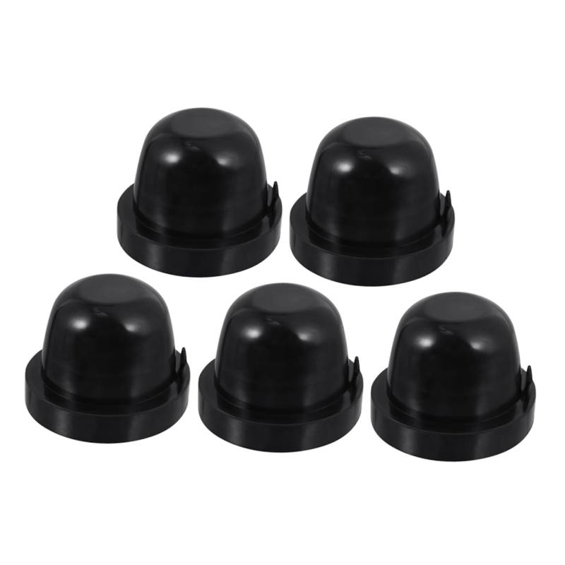 Abaodam 5 Stück Staubschutzhaube Auto-exterieur-zubehör Autozubehör Außen Lichtempfindliche Abdeckung Des Scheinwerfers Scheinwerfer Tönung Autotönung Rücklichtton Black Gummi von Abaodam