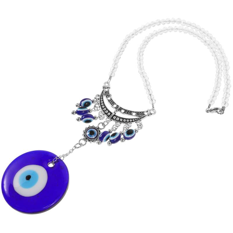 Abaodam Evil Eye Autohängeschmuck Retro Hängende Augendekoration für Rückspiegel Beruhigender Einfach zu Installieren Stilvolles Zubehör für Auto Einzigartiges von Abaodam