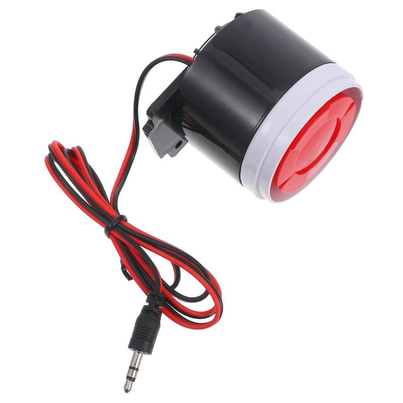 Abaodam Kabelgebundener Alarm Drahtlose Hupe Mit Fernbedienung Piezo Sicherheitsalarm Tonhupe Elektrische Summer Hupenalarm Verbrechensverhütung Alarme Für Lkws Notfall von Abaodam