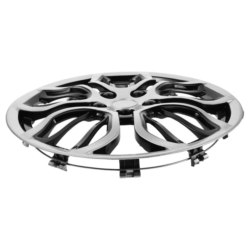 Abaodam Radkappen Radabdeckung Felgenabdeckung Anhängernabenabdeckung Radnabenkappen Radmittenkappen Radkappe Radkappe Nabenkappen für Autoräder Radnabenabdeckung Aluminiumlegierung Silver von Abaodam
