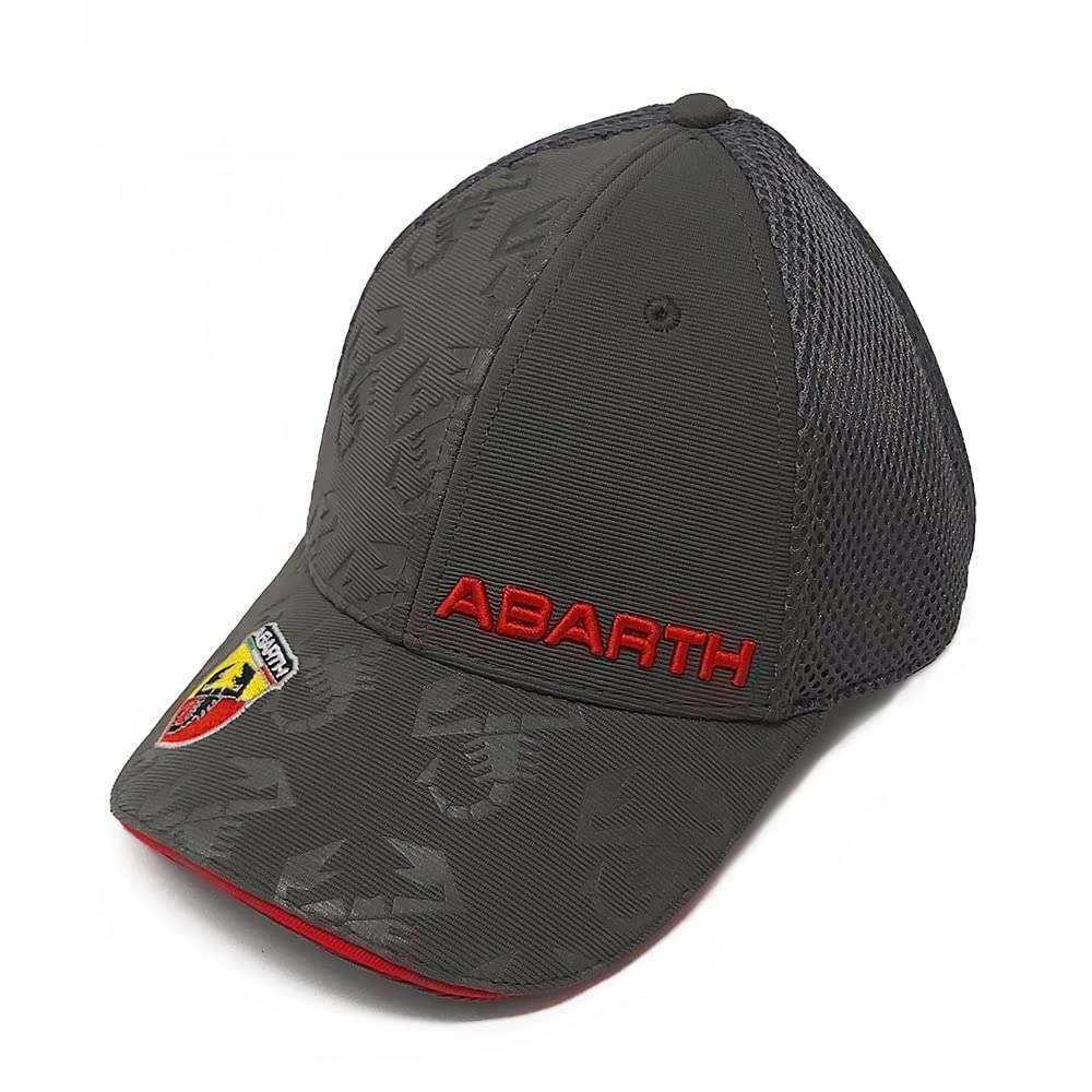 Abarth Visierkappe aus Mesh, Gebogen Graugrün Abarth Visierkappe aus Mesh, Gebogen Graugrün von Abarth