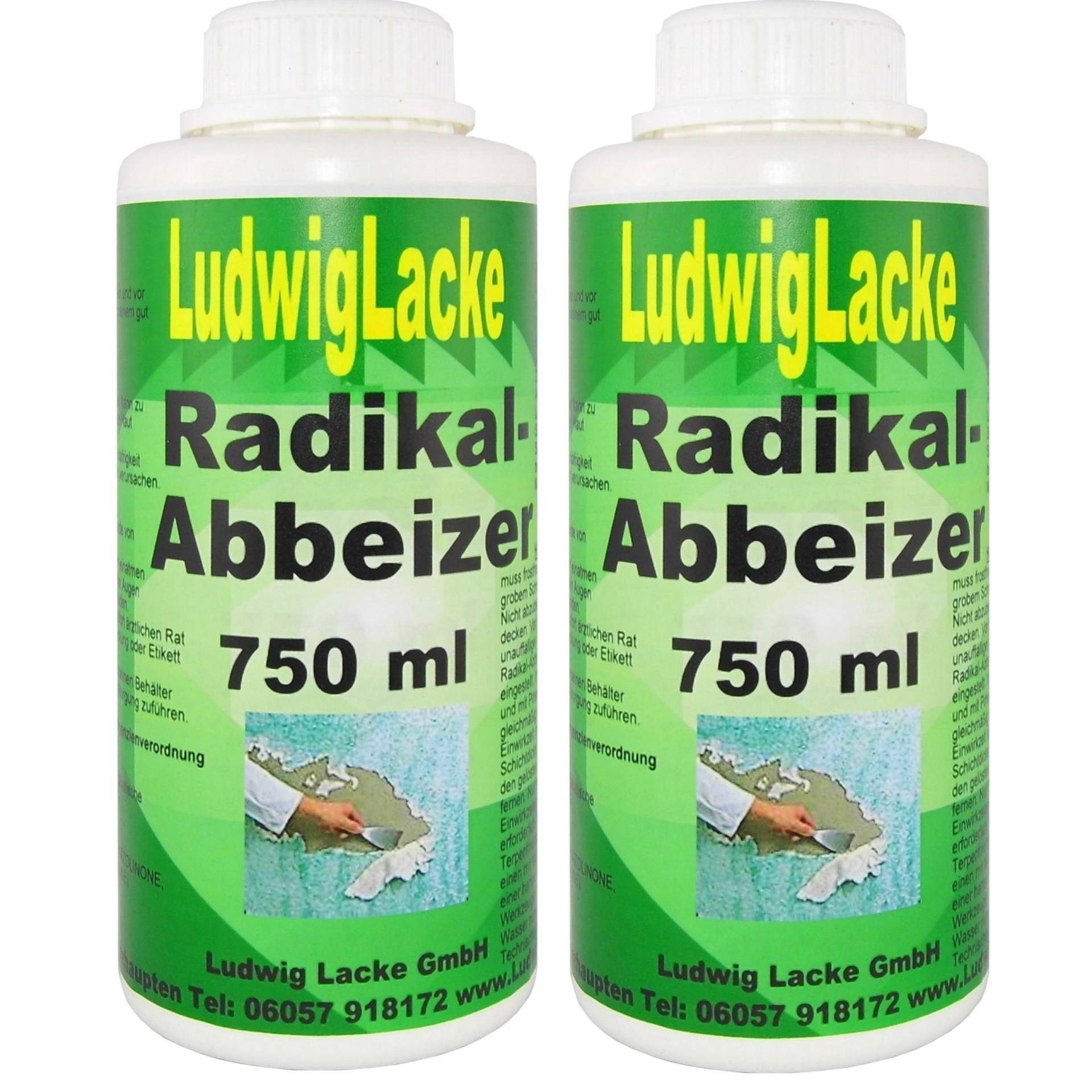 Abbeizer 2 x 750 ml Radikal Abbeizmittel Abbeizer 2 x 750 ml Radikal Abbeizmittel von LudwigLacke