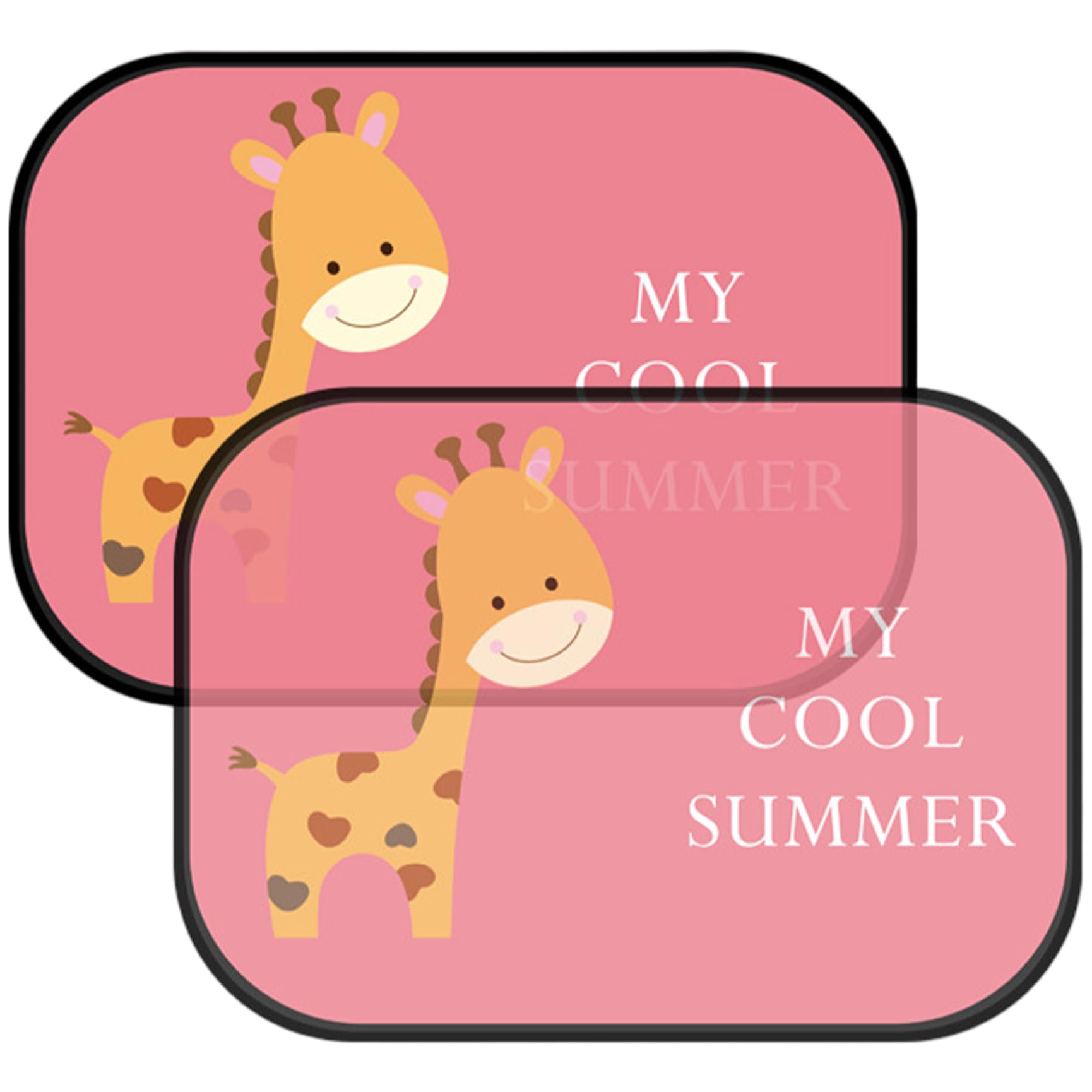1 Paar Auto Sonnenschatten Baby, 17.32x14.57in UV -Schutzauto -Fenstertöne mit niedlichen Tiermotiven, Seitenscheibenbildschirmen zum Campen, Nickerchen, Schlafen, Giraffe 1 Paar Auto Sonnenschatten Baby, 17.32x14.57in UV -Schutzauto -Fenstertöne mit niedlichen Tiermotiven, Seitenscheibenbildschirmen zum Campen, Nickerchen, Schlafen, Giraffe von Abibiocy