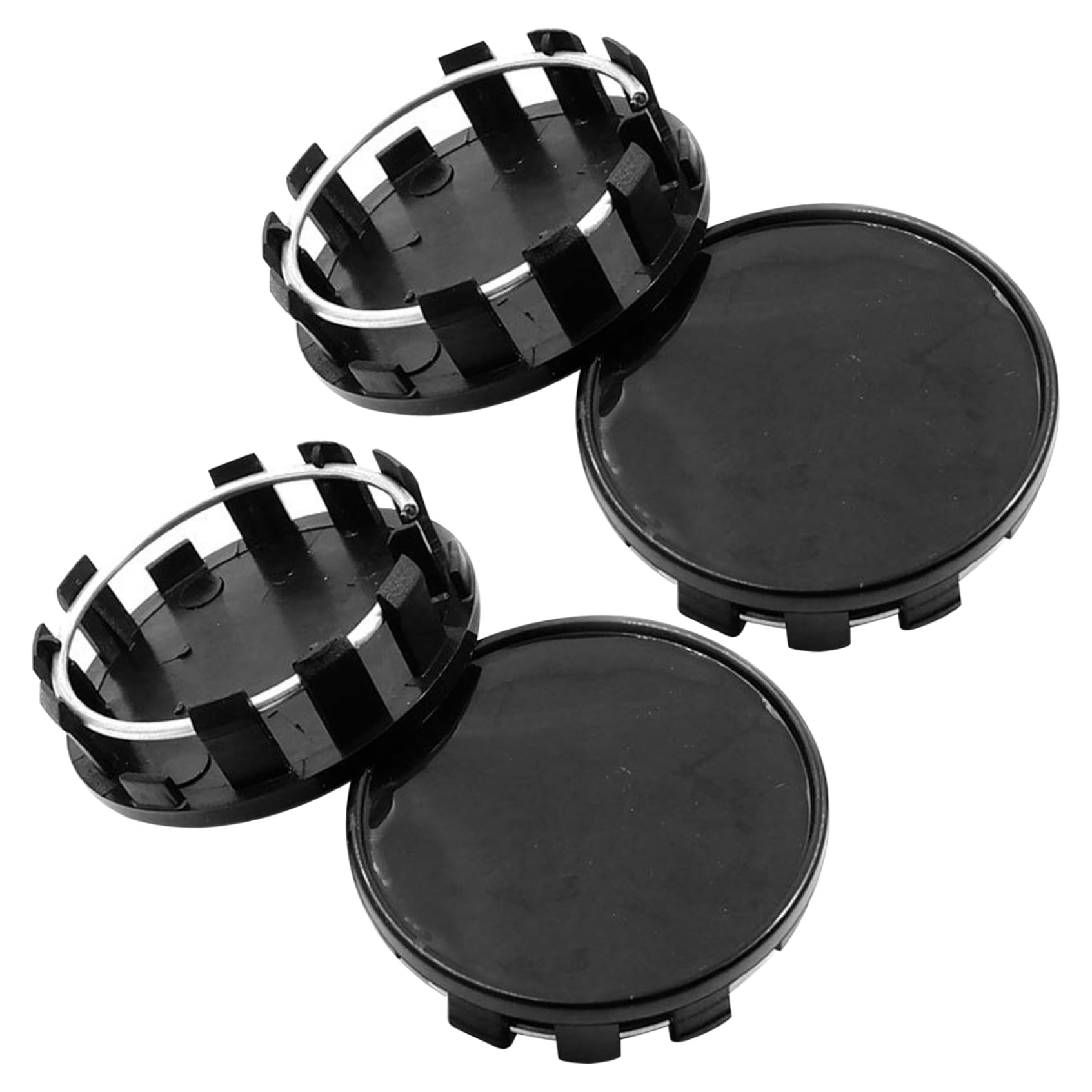 4PCS-Radmitte-Kappen, 54 mm/2, 13 Zoll ABS Plastikauto-Radmitte-Kappen, multifunktionaler praktischer Snap-In-Anhänger-Hub-Hub-Abdeckung Ersatz, Schwarz 4PCS-Radmitte-Kappen, 54 mm/2, 13 Zoll ABS Plastikauto-Radmitte-Kappen, multifunktionaler praktischer Snap-In-Anhänger-Hub-Hub-Abdeckung Ersatz, Schwarz von Abibiocy