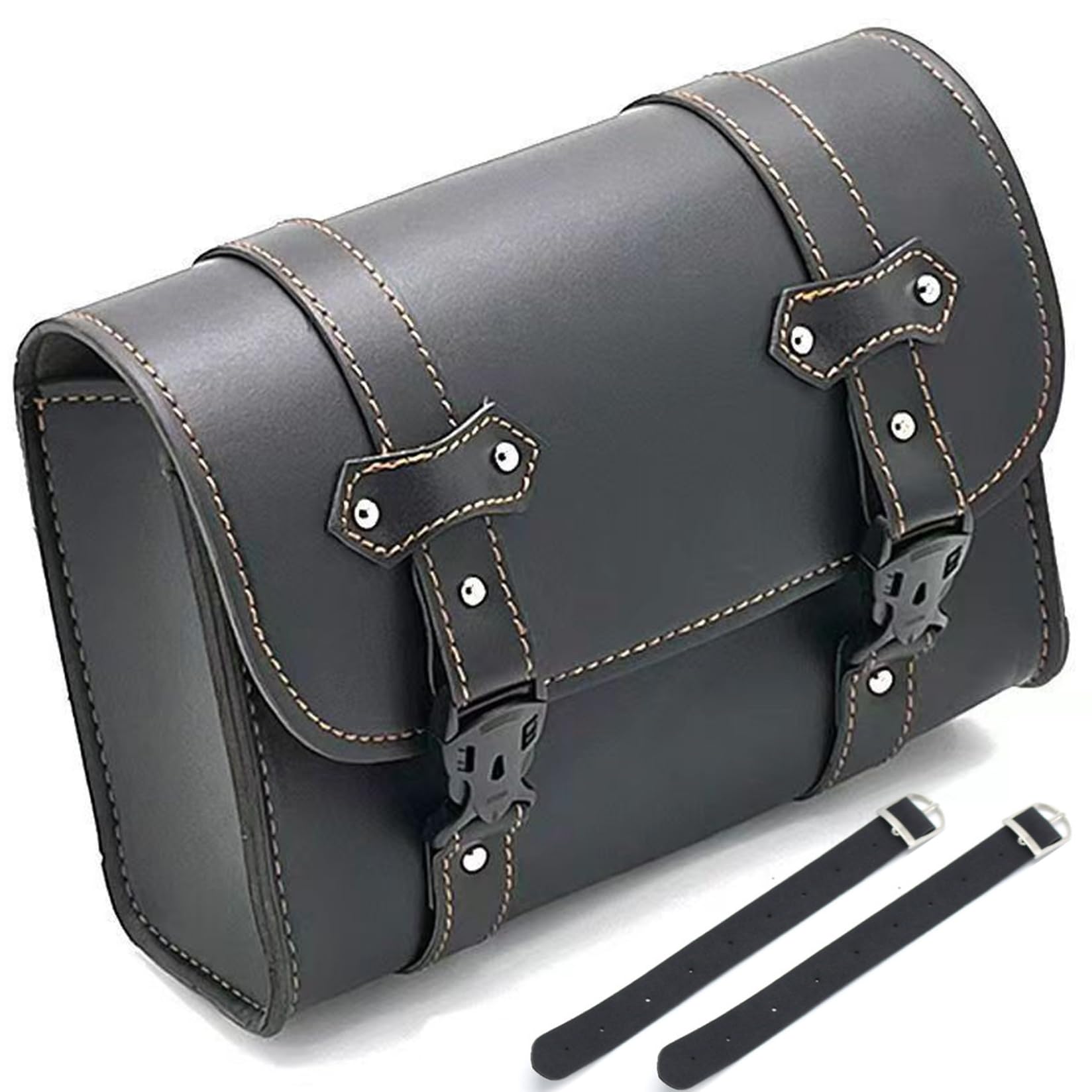 Abibiocy Motorrad -Satteltaschen, 11x8x4 weiches PU -Leder -Motorrad -Schwanzbeutel mit 2 Montageträgern, großer Kapazitätsmotor -Seitengepäck für Ebikes, Roller, Style11 Abibiocy Motorrad -Satteltaschen, 11x8x4 weiches PU -Leder -Motorrad -Schwanzbeutel mit 2 Montageträgern, großer Kapazitätsmotor -Seitengepäck für Ebikes, Roller, Style11 von Abibiocy