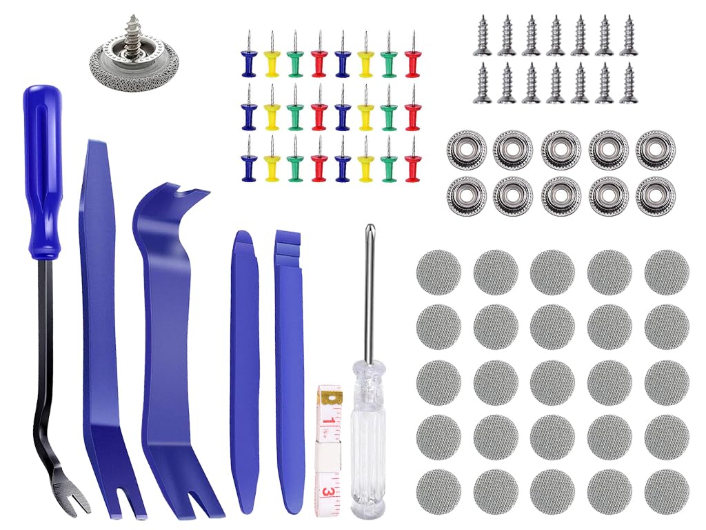 Abiyou 140PCS Dachhimmel Reparatur Set, KFZ Reparatur Nieten, Auto Dachhimmel Reparatur Knopf, Auto Dach Nieten, Autohimmel Reparatur Set,Auto Dachhimmel Reparatur Nieten, für Mehrheit Autos Abiyou 140PCS Dachhimmel Reparatur Set, KFZ Reparatur Nieten, Auto Dachhimmel Reparatur Knopf, Auto Dach Nieten, Autohimmel Reparatur Set,Auto Dachhimmel Reparatur Nieten, für Mehrheit Autos von Abiyou