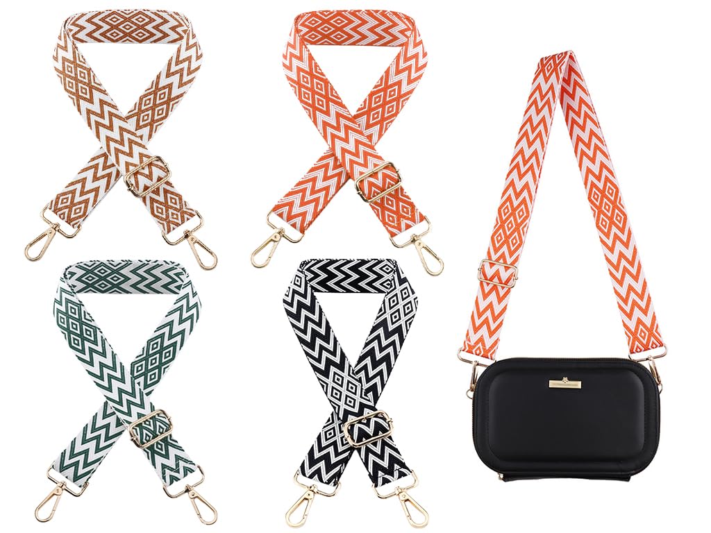 Abiyou 4 Stück Taschengurte zum Wechseln, Schultergurt für Taschen, Breit Schulterriemen, Verstellbarer Schultergurt Bunt, Schnalle Breiter Schultergurt, Längenverstellbarer Tragegurt, für Handtaschen Abiyou 4 Stück Taschengurte zum Wechseln, Schultergurt für Taschen, Breit Schulterriemen, Verstellbarer Schultergurt Bunt, Schnalle Breiter Schultergurt, Längenverstellbarer Tragegurt, für Handtaschen von Abiyou