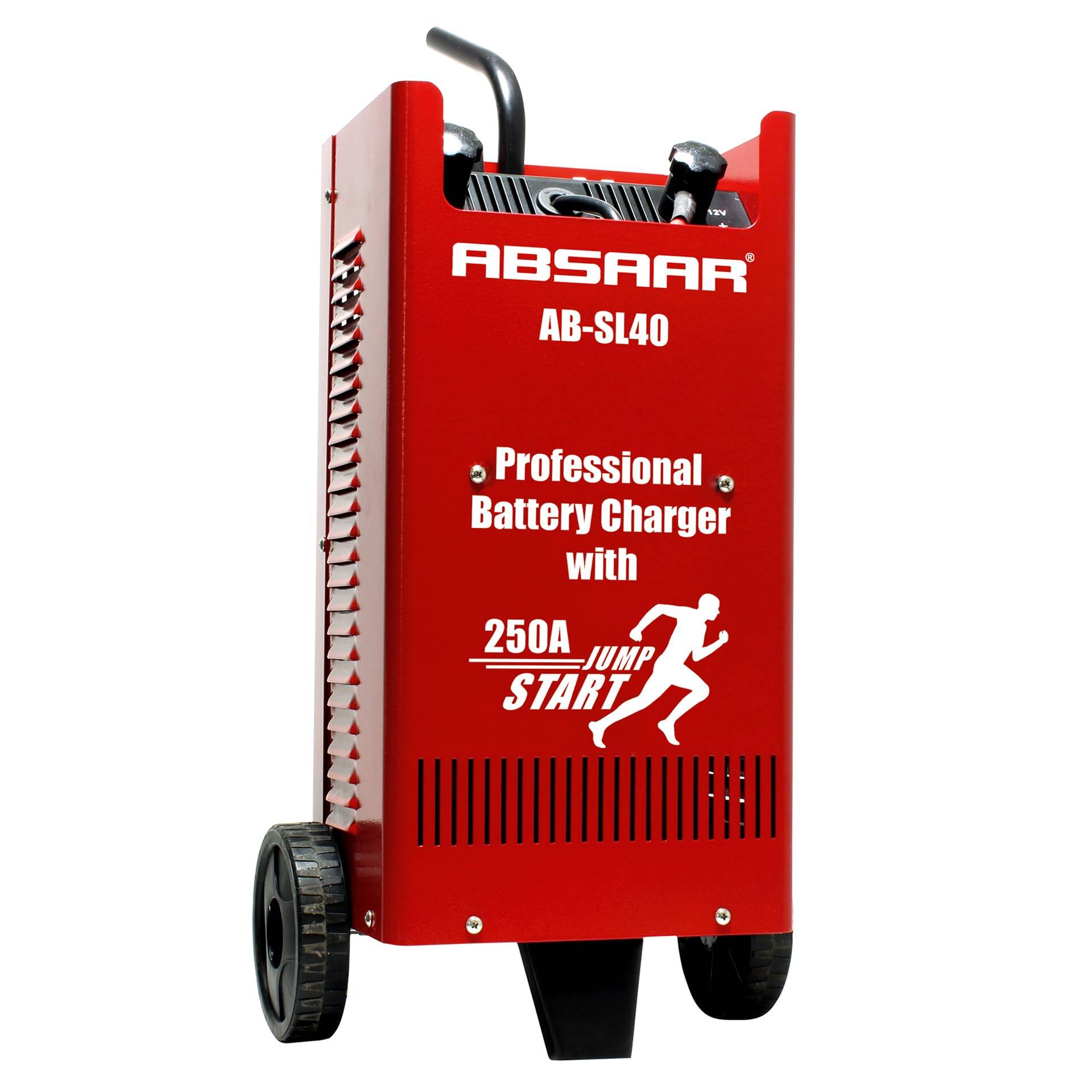 Absaar Batterie Ladegerät Prof. AB-SL40 40-250A 12/24V, rot von Absaar