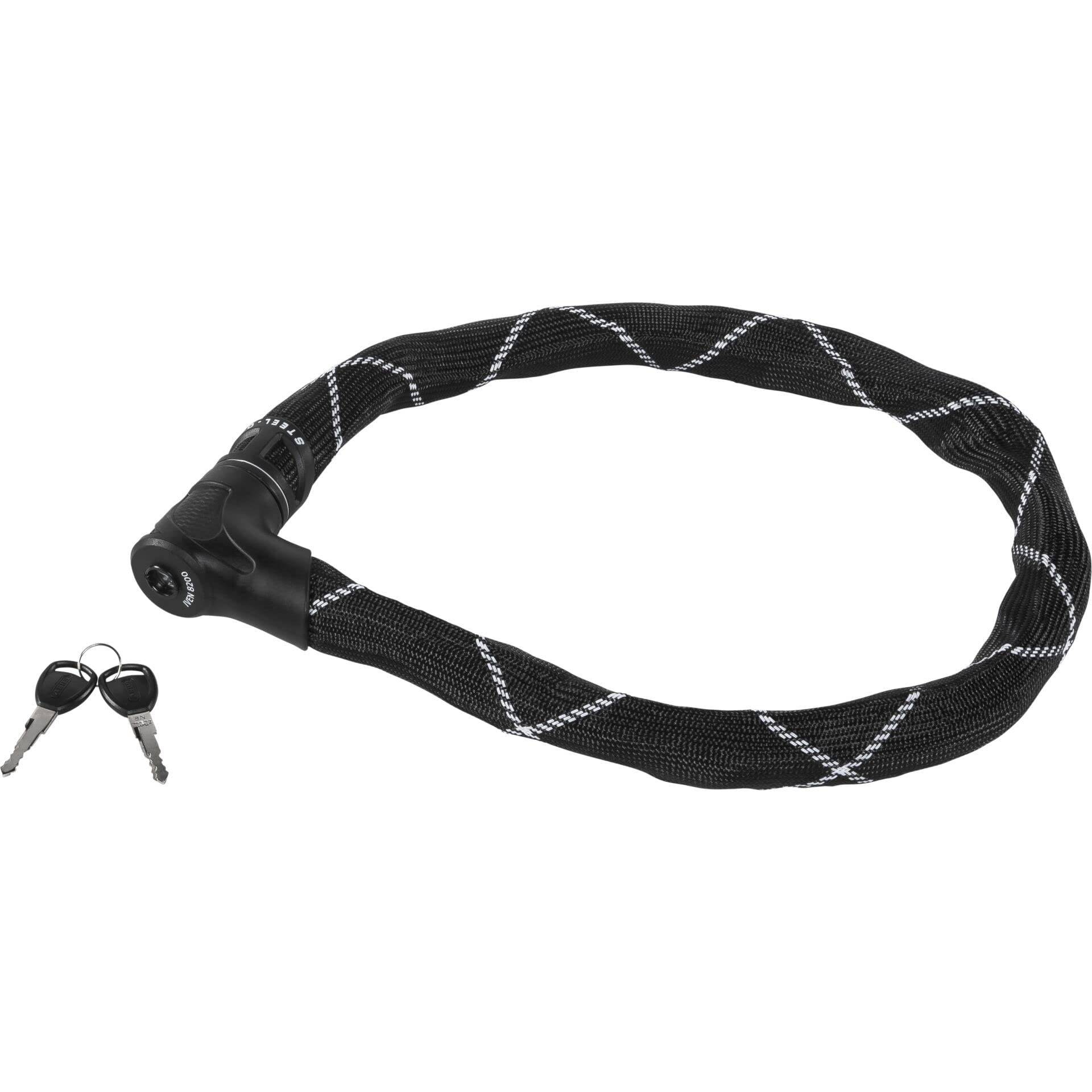 ABUS Panzerkabelschloss Iven Steel-O-Flex 8200 - Motorradschloss aus Stahlkabel mit Panzer aus Stahlhülsen - ABUS-Sicherheitslevel 8 - 85 cm, Schwarz ABUS Panzerkabelschloss Iven Steel-O-Flex 8200 - Motorradschloss aus Stahlkabel mit Panzer aus Stahlhülsen - ABUS-Sicherheitslevel 8 - 85 cm, Schwarz von ABUS