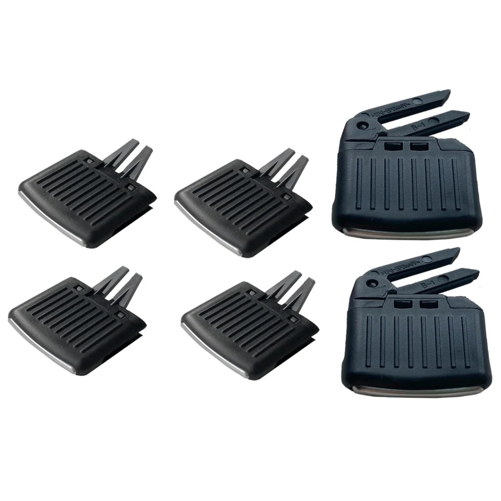 AcarKing Auto Lüftungsgitter Luftgitter Kompatibel Mit VW Für Rabbit 2006 2007 2008 2009 X1/x4/x6 Innenraum-Armaturenbrett-Entlüftungsgitter Tab Pick Clip Teil 1K0819703A 1K0819728(1Set-6PCS) von AcarKing