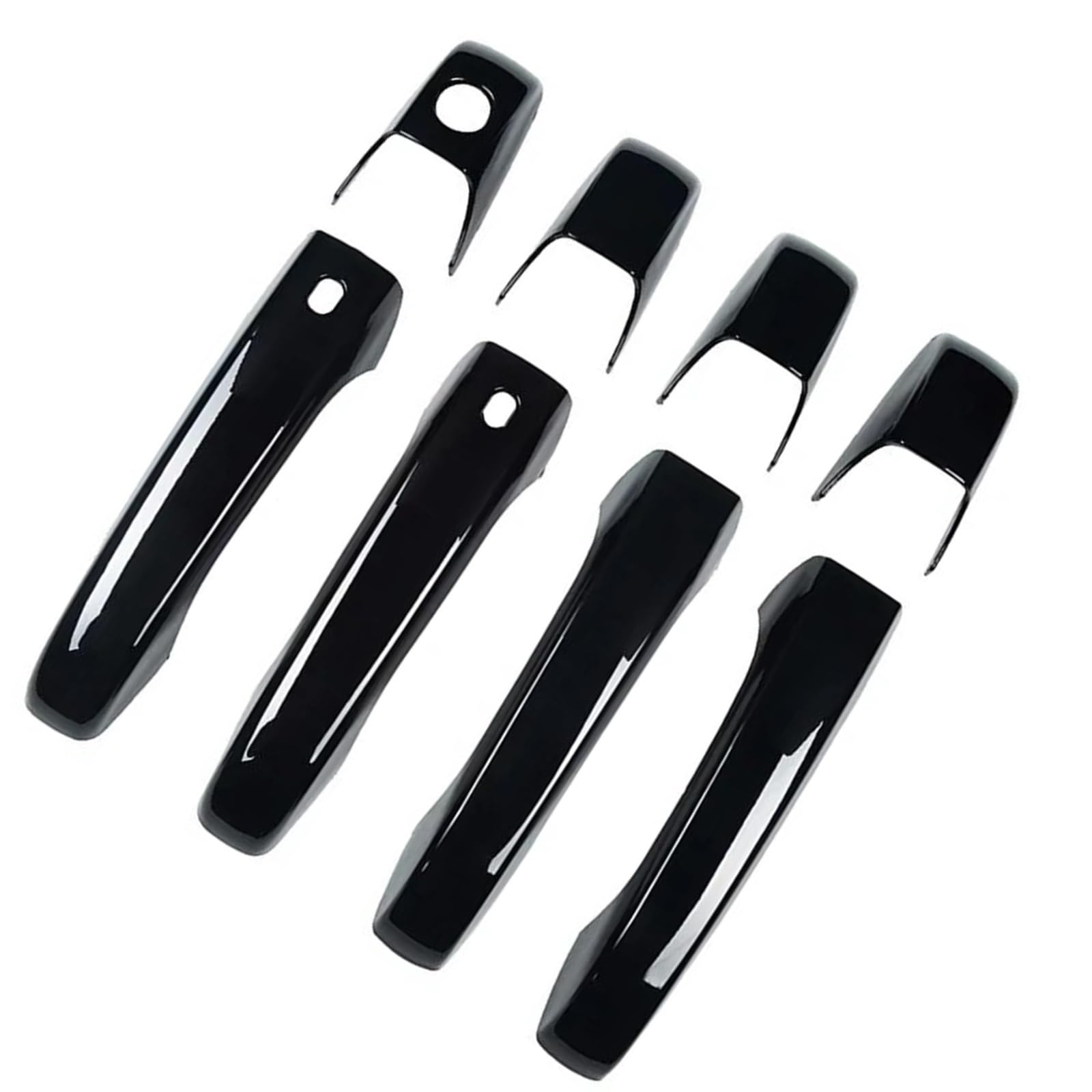 AcarKing Autotürgriffabdeckung Kompatibel Mit Dodge Für Grand Für Caravan 2008–2016 Für Caliber 2011 2012, Auto-Außentürgriff-Abdeckung, Zierkappen-Aufkleber, Auto-Zubehör(Black) von AcarKing