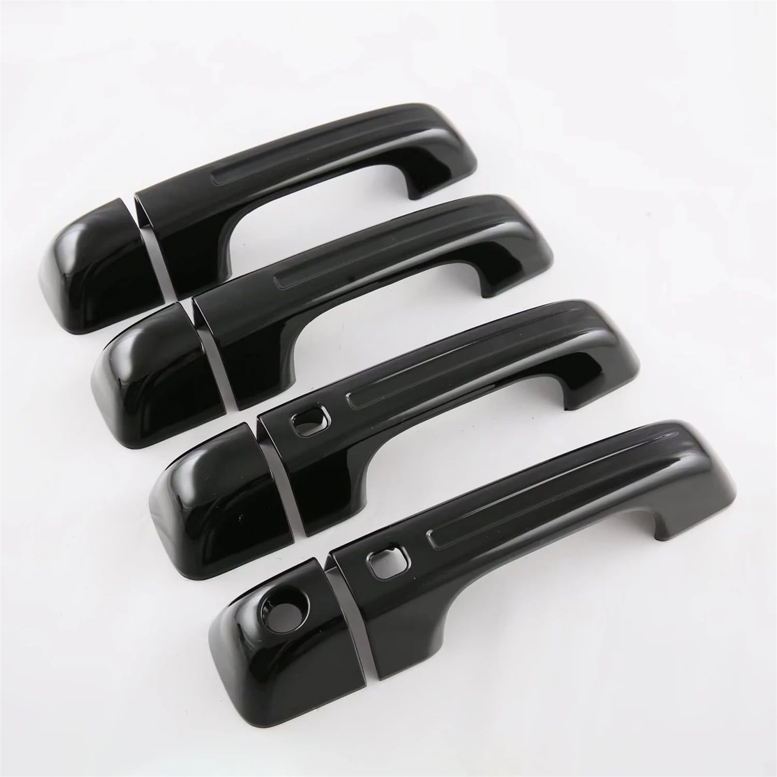 AcarKing Autotürgriffabdeckung Kompatibel Mit Dodge Für Ram 2019 2020 2021 2022 2023 2024 Auto-Außenseite Türgriffabdeckung Dekorative Aufkleber Ersatzteile(3 Holes Black) von AcarKing